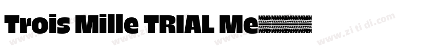Trois Mille TRIAL Me字体转换